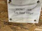 Used- Reglassed Pfaudler Glass Head for a 300 gallon vessel. Approximately 48