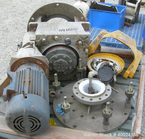 Used- Dedietrich/Lightnin Agitator, Model 63Q12, Flowserve seal, ratio 17 to 1, output 100 rpm. Driven by a 3.3/20 hp, 3/10-...