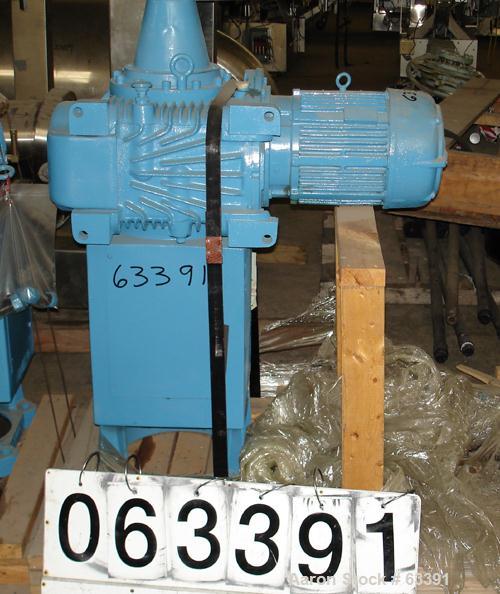 USED: Pfaudler model 5RW agitator drive only. Includes pedestal, bearing housing and gearbox. Driven by an approximate 10/5 hp XP motor (no tag), 480 volt, output rpm 23.
