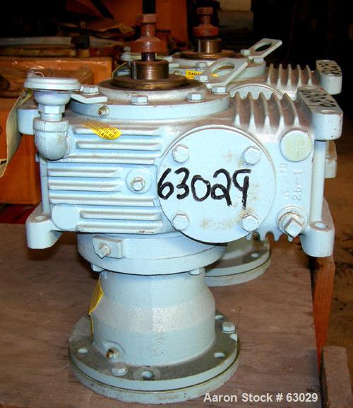 Unused-New Pfaudler gearbox, model DWV50210AKC, ratio 10:1. Has a rating of 3.73. For a 2.5 DTW varispeed drive assembly. No motor.