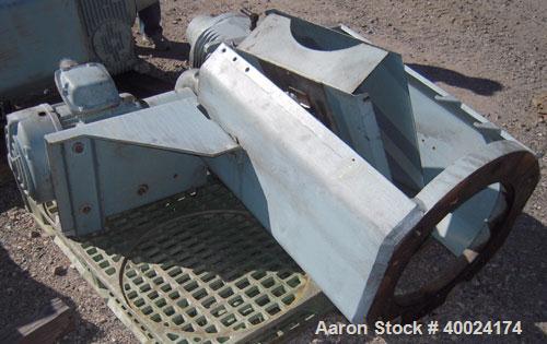 Used Pfaudler Agitator, Size 6SRW, Model FDWV52600-7B. Ratio 15 to 1. Driven by a 2.5-15 hp, 3/10-60/42-230/84-460 volt, 265-1765 rpm XP motor.