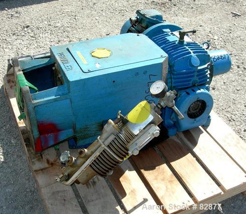 USED: Pfaudler agitator drive, model FMDWV-50400-EJD, size 4. Driven by a 5 hp, 3/60/230/460 volt, 1740 rpm XP motor. Gear ratios: P - 11.8 to 1, S - 10 to 1, OA - 10 to 1. 97 rpm. Includes lubricato...