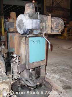 USED: Pfaudler 7RWFFG, model FMDWV-50700-EJD. 15:1 overall ratio double reduction drive assembly. Primary ratio 1.5:1, secondary ratio 10:1. Complete with double stack-up 5.5" mechanical seal and lub...