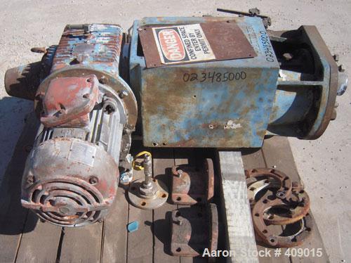 Used Pfaudler Agitator, Size 5RWFFG, Model FMDWV50500EJD. P ratio 1.8 to 1, S ratio 10 to 1, OA ratio 18 to 1, 97 rpm. Driven by a 10 hp, 3/60/230/460 volt, 1725 rpm motor. Includes a lubricator.