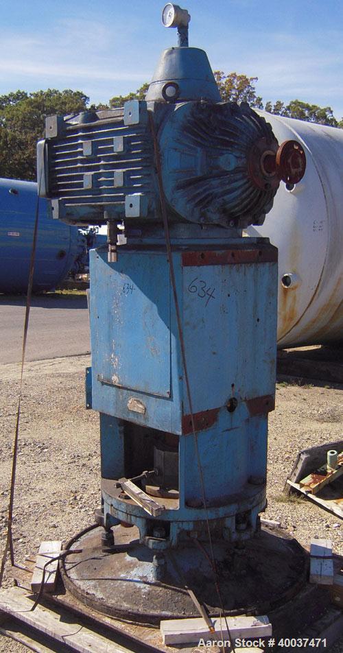 Used- Pfaudler Agitator Drive, Size 8, Model WFRDWV-50800-EJD, 14 to 1 ratio. Includes a 6.67-40 hp, 3/10-60/88-460 volt, 27...