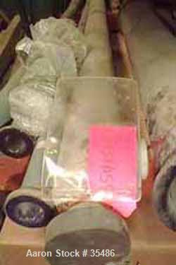 Used Pfaudler Glass Lined Jacketed Pipe. Rated 150 psi, 2" diameter x 10' long, (2) 2" jacket connections.