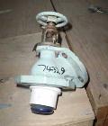 USED: Pfaudler glass lined flush bottom valve, 3
