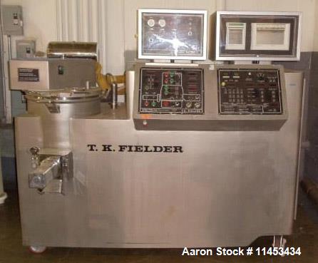 Used- T K Fielder High Shear Granulating Microwave Dryer