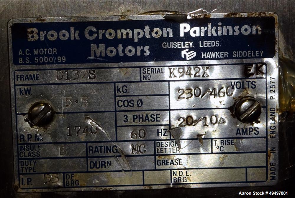 Used W. Crockatt and Sons LTD Granualtor, Model # 5