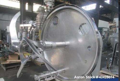 Used Collette Gral 600 High Shear Mixer | 600 Liter Stainless Steel Granulation System