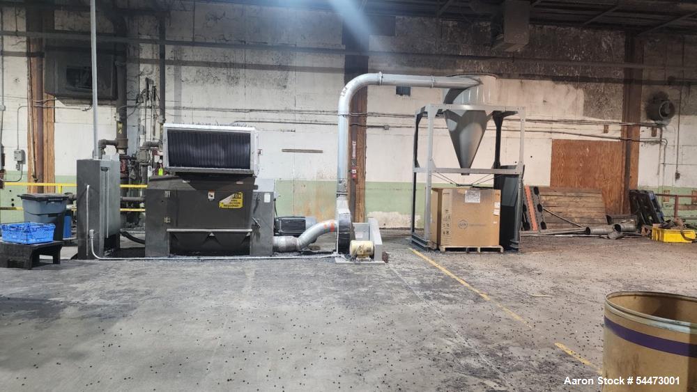 Used Cumberland T50120 Granulator | 100 HP Plastic Grinder 20" x 48" High Capacity