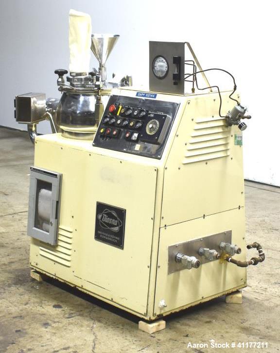 Used- Diosna Model P 25 High-Shear Mixer-Granulator