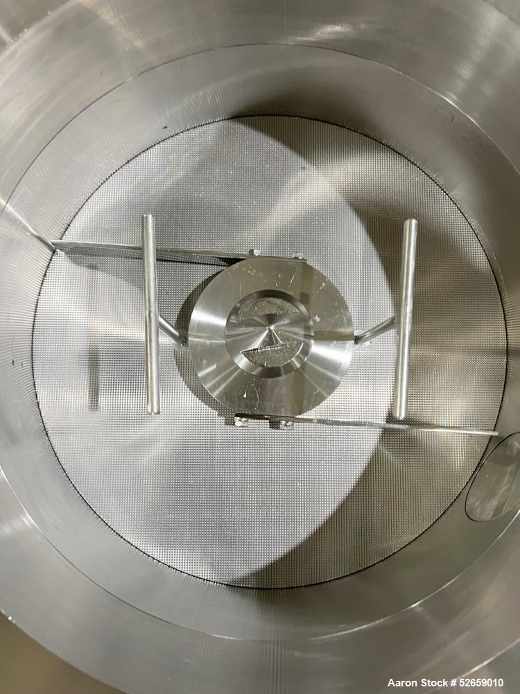 Used- Fuji Paudal Marumerizer Spheronizer, Model QJ400TG, 316 Stainless Steel contact parts. 4L batch size. 8" diameter feed...