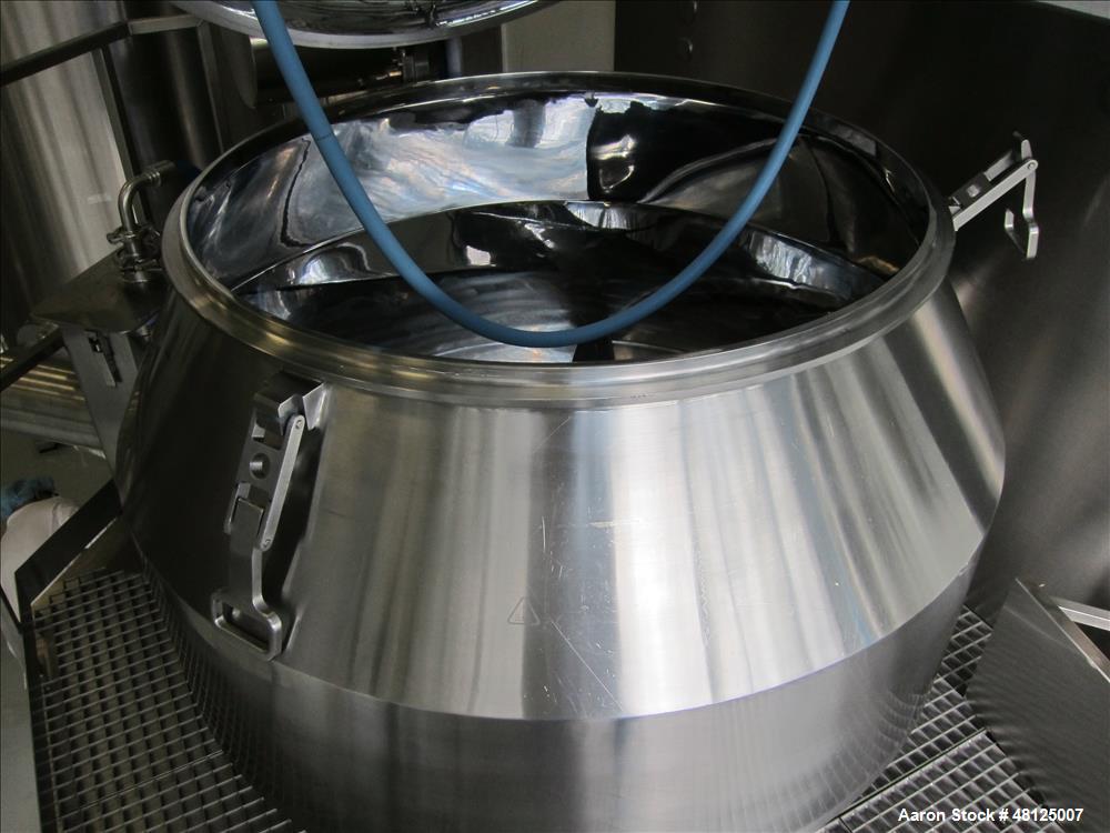 Used GEA Niro Pharma Systems Aeromatic Fielder mixing/drying system consisting of: (1) GEA Niro Aeromatic Fielder high shear mixer, type PMA 1200. Polished stainless steel construction, Total capacit...
