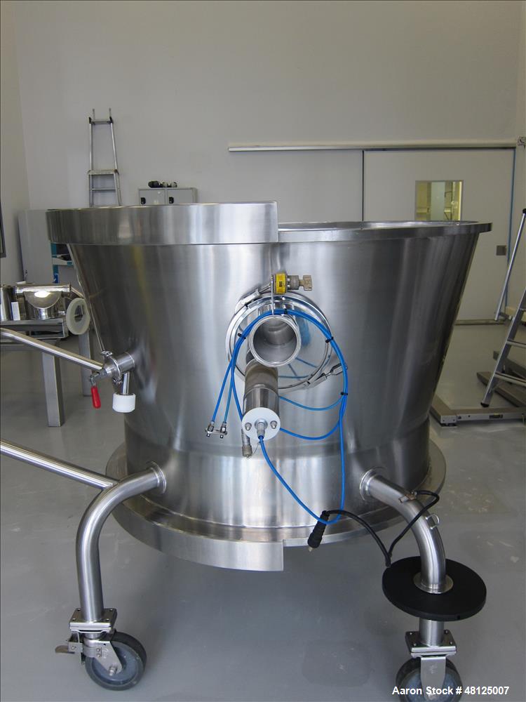 Used GEA Niro Pharma Systems Aeromatic Fielder mixing/drying system consisting of: (1) GEA Niro Aeromatic Fielder high shear mixer, type PMA 1200. Polished stainless steel construction, Total capacit...