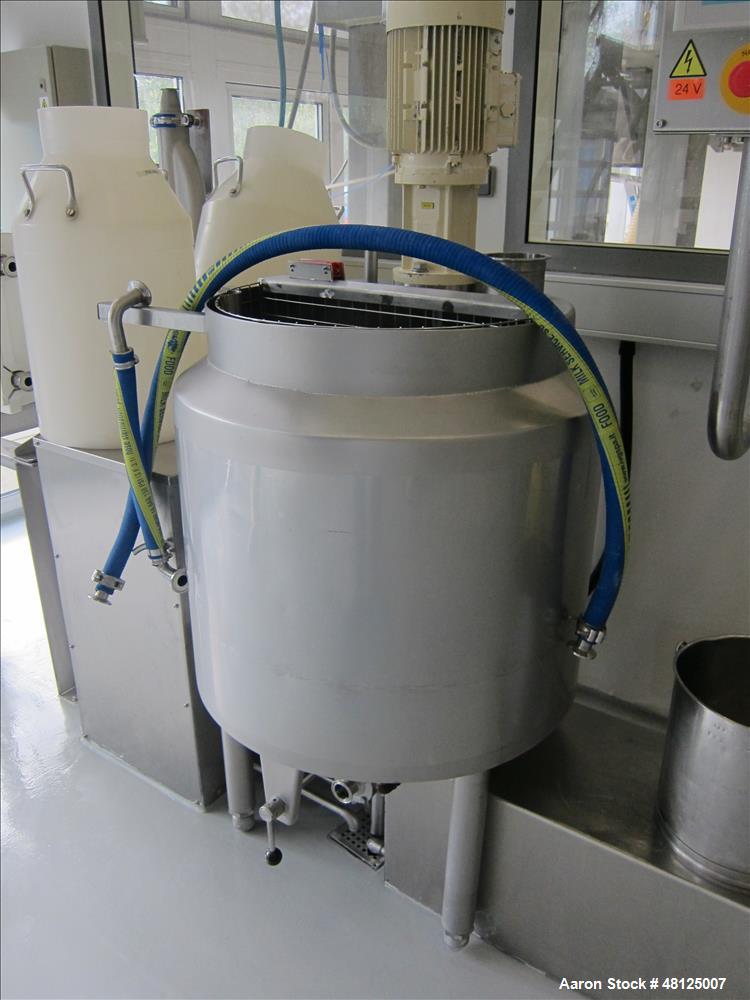 Used GEA Niro Pharma Systems Aeromatic Fielder mixing/drying system consisting of: (1) GEA Niro Aeromatic Fielder high shear mixer, type PMA 1200. Polished stainless steel construction, Total capacit...