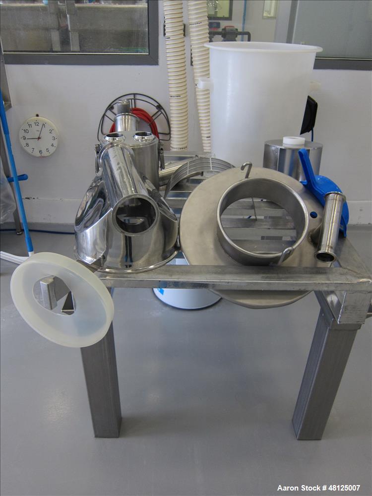 Used GEA Niro Pharma Systems Aeromatic Fielder mixing/drying system consisting of: (1) GEA Niro Aeromatic Fielder high shear mixer, type PMA 1200. Polished stainless steel construction, Total capacit...