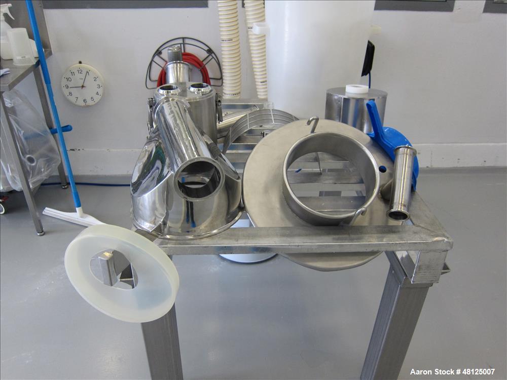 Used GEA Niro Pharma Systems Aeromatic Fielder mixing/drying system consisting of: (1) GEA Niro Aeromatic Fielder high shear mixer, type PMA 1200. Polished stainless steel construction, Total capacit...