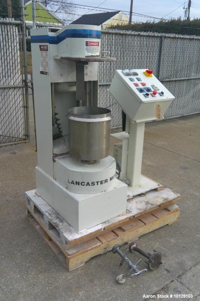 Used Lancaster Products Model K High Shear Counter Current Mixer | Lab & Small Batch Mixer