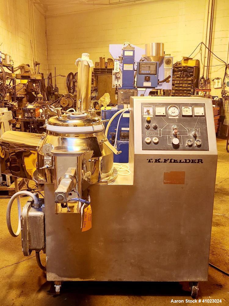 Used TK Fielder PMA65 2GVI High Shear Mixer Granulator – 65 Liter – Stainless Steel – Hazardous Location Rated