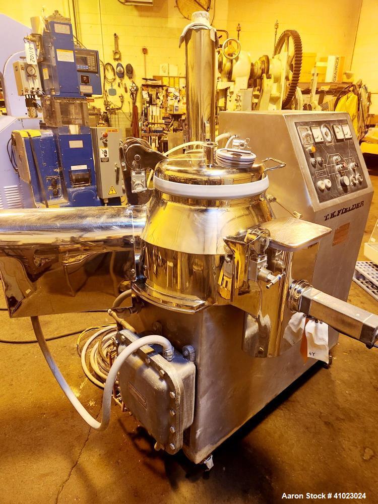 Used TK Fielder PMA65 2GVI High Shear Mixer Granulator – 65 Liter – Stainless Steel – Hazardous Location Rated