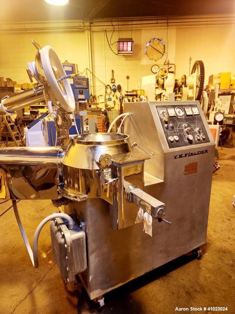 Used TK Fielder PMA65 2GVI High Shear Mixer Granulator – 65 Liter – Stainless Steel – Hazardous Location Rated