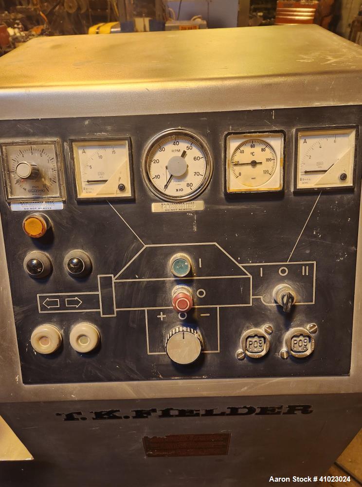 Used TK Fielder PMA65 2GVI High Shear Mixer Granulator – 65 Liter – Stainless Steel – Hazardous Location Rated