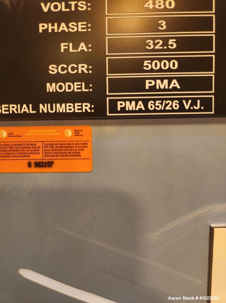 Used TK Fielder PMA65 2GVI High Shear Mixer Granulator – 65 Liter – Stainless Steel – Hazardous Location Rated