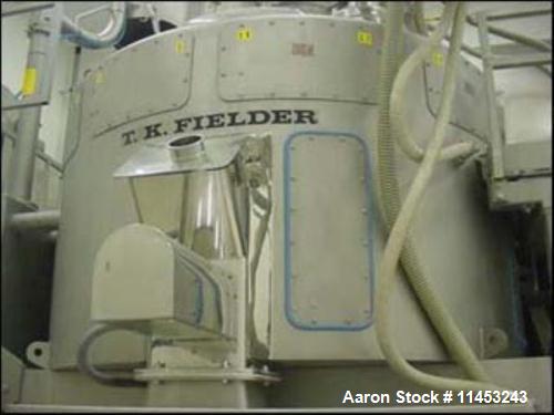 Used- TK Fielder/Niro Pharma Systems 1200 liter Mixer/Granulator/Dryer