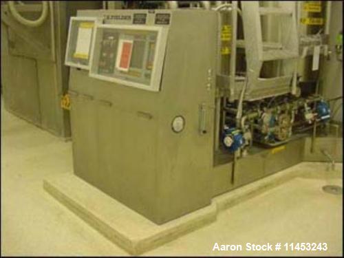 Used- TK Fielder/Niro Pharma Systems 1200 liter Mixer/Granulator/Dryer