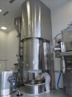 Used GEA Niro Pharma Systems Aeromatic Fielder mixing/drying system consisting of: (1) GEA Niro Aeromatic Fielder high shear mixer, type PMA 1200. Polished stainless steel construction, Total capacit...