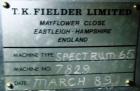 Used Stainless Steel T. K. Fielder Microwave Dryer, Model SPECTRUM 65