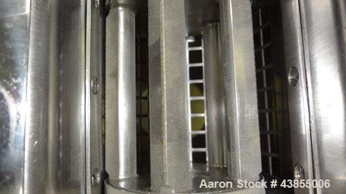 Used Frewitt GLA Oscillating Granulator, Type GLAORV, 316 Stainless Steel. Approximate capacity up to 80 kg per hour depending on the type of material. Driven by a 0.37 kw, 3/50/220/380 volt, 1380 rp...