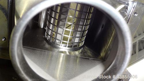 Used Frewitt GLA Oscillating Granulator, Type GLAORV, 316 Stainless Steel. Approximate capacity up to 80 kg per hour depending on the type of material. Driven by a 0.37 kw, 3/50/220/380 volt, 1380 rp...