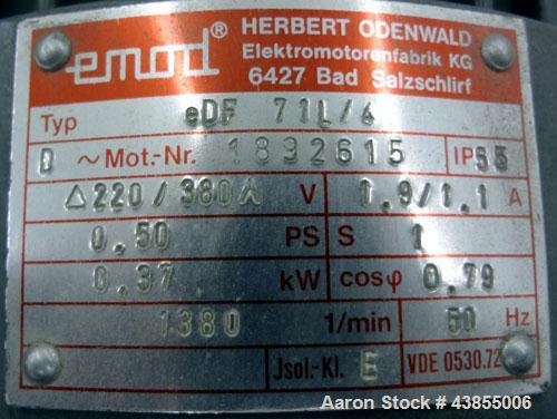Used Frewitt GLA Oscillating Granulator, Type GLAORV, 316 Stainless Steel. Approximate capacity up to 80 kg per hour depending on the type of material. Driven by a 0.37 kw, 3/50/220/380 volt, 1380 rp...