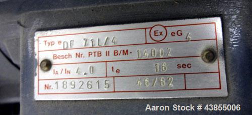 Used Frewitt GLA Oscillating Granulator, Type GLAORV, 316 Stainless Steel. Approximate capacity up to 80 kg per hour depending on the type of material. Driven by a 0.37 kw, 3/50/220/380 volt, 1380 rp...