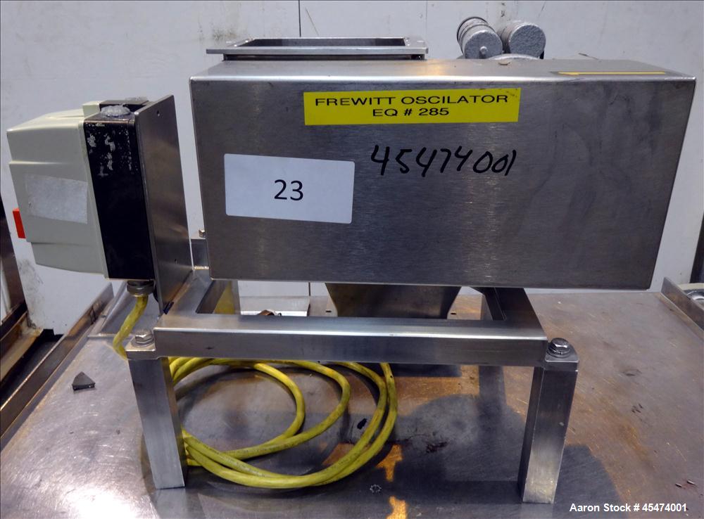 Used Frewitt Oscillating Granulator, Type GLT-001