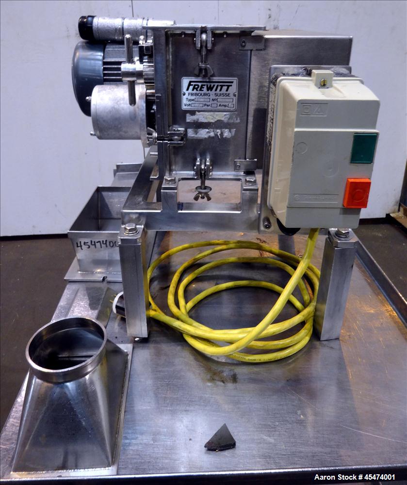 Used Frewitt Oscillating Granulator, Type GLT-001