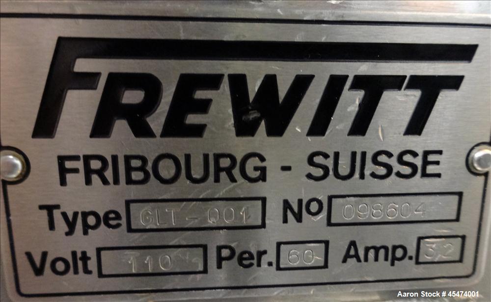 Used Frewitt Oscillating Granulator, Type GLT-001
