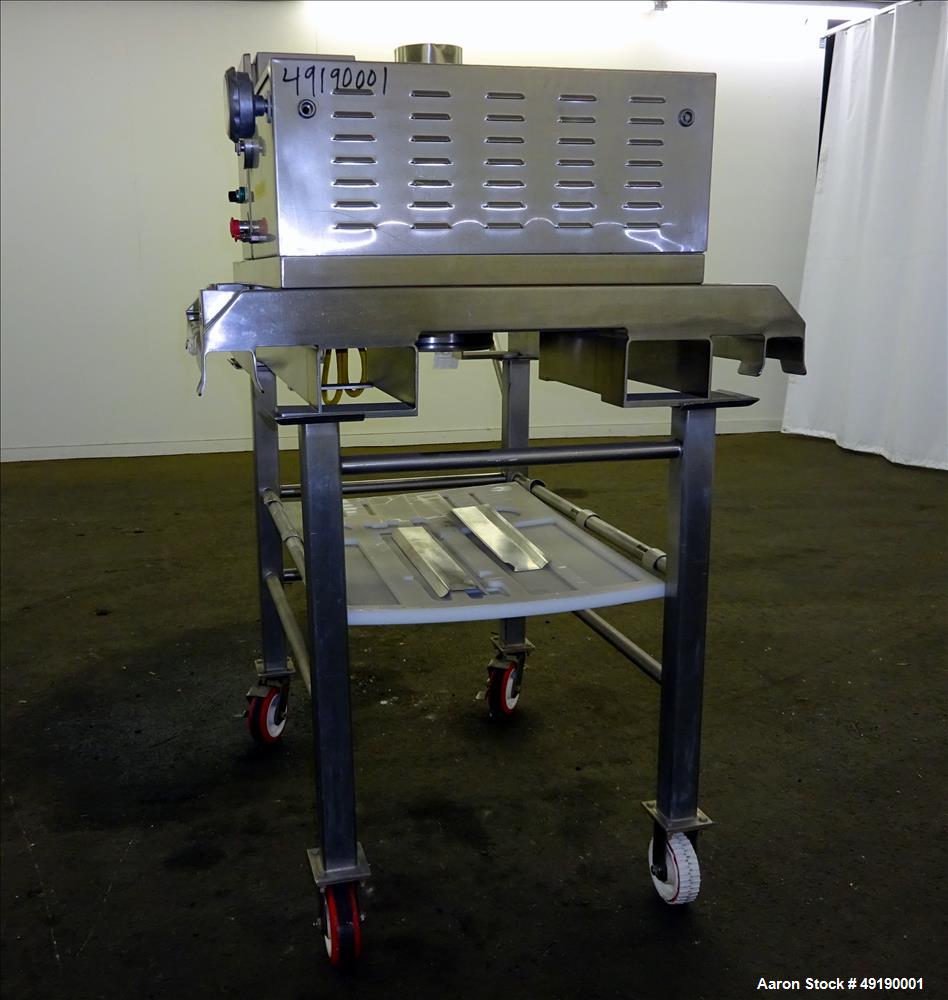 Used Frewitt MF Oscillating Granulator, Model MF-6, 316 Stainless Steel.
