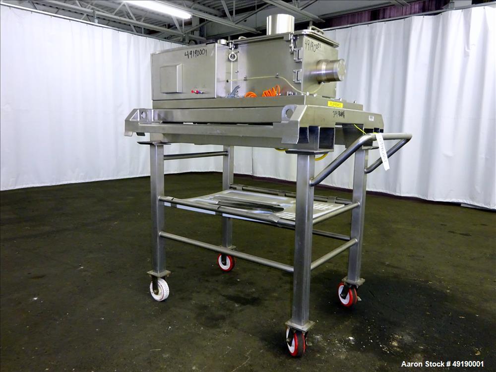 Used Frewitt MF Oscillating Granulator, Model MF-6, 316 Stainless Steel.