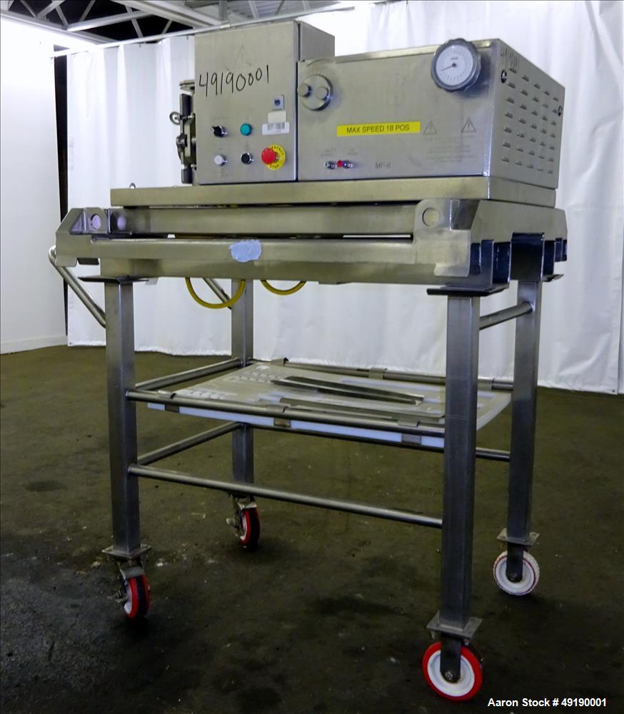 Used Frewitt MF Oscillating Granulator, Model MF-6, 316 Stainless Steel.