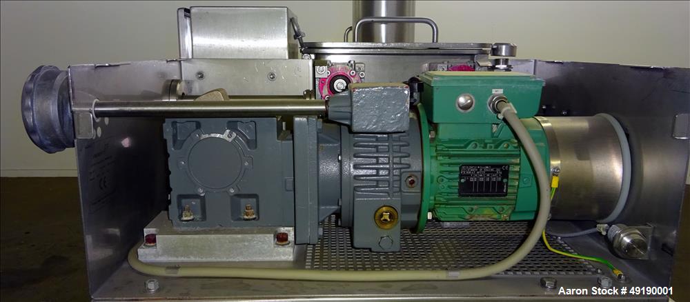 Used Frewitt MF Oscillating Granulator, Model MF-6, 316 Stainless Steel.