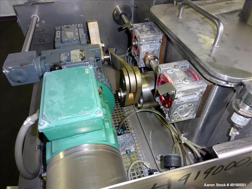 Used Frewitt MF Oscillating Granulator, Model MF-6, 316 Stainless Steel.