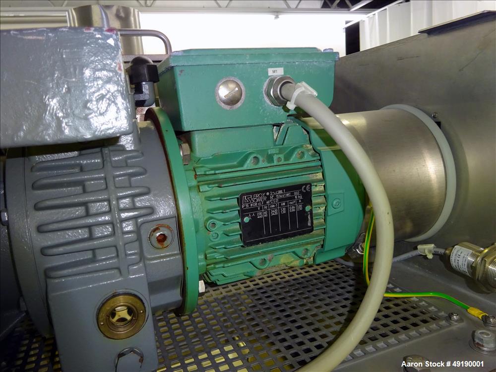 Used Frewitt MF Oscillating Granulator, Model MF-6, 316 Stainless Steel.