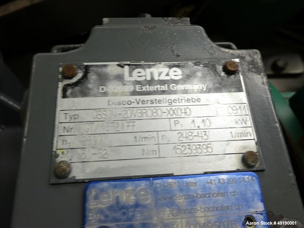 Used Frewitt MF Oscillating Granulator, Model MF-6, 316 Stainless Steel.