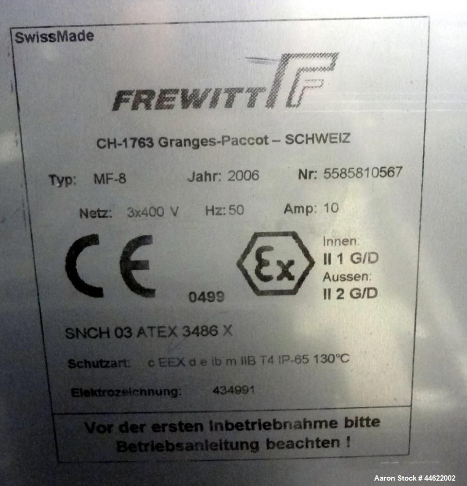 Used Stainless Steel Frewitt MF Oscillating Granulator, Type MF-8