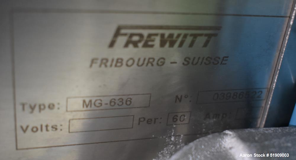 Frewitt MG-636 Granulating Machine