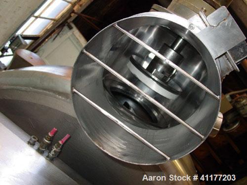 Used Diosna P-800 high shear mixer granulator. Bowl Volume 800 liters. Batch size up to 720 liters. Main rotor drive: 35/55 KW. Main rotor speed: 49/98 RPM. Chopper drive: 14/16 KW. Chopper speed: 14...