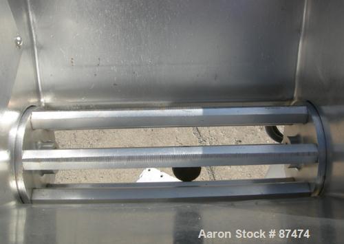 USED: Stokes Oscillating Granulator, model 43-6, 304 stainless steel. Approximate 5' diameter x 13" long rotor. 13-3/4" x 16-1/4" feed opening. Driven by a 1 hp, 3/60/230/460 volt, 1730 rpm motor. Mo...